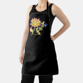 蓮の花とつる植物 エプロン (インサイチュ)