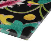 蓮の花とつる植物 カッティングボード (角)