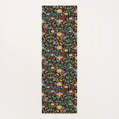 蓮の花とつる植物 ヨガマット (裏面)