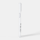 蓮の花とカエル iPhone 15ケース (右側面)
