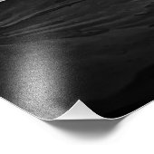 蓮の花とユリのパッド白黒 フォトプリント            (角)