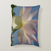 蓮の花と青の空II アクセントクッション (裏面(縦))