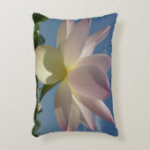 蓮の花と青の空II アクセントクッション (正面(垂直))