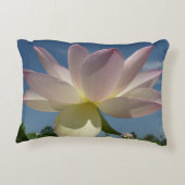 蓮の花と青の空II アクセントクッション (裏面)