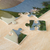 蓮の花と青の空II ジグソーパズル (側面)