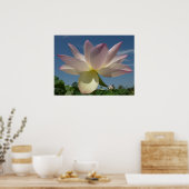 蓮の花と青の空II ポスター (キッチン)