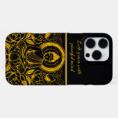 蓮の花に囲まれた仏陀 iPhoneケース (裏面横)