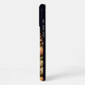 蓮の花に囲まれた仏陀 iPhoneケース (左側面)