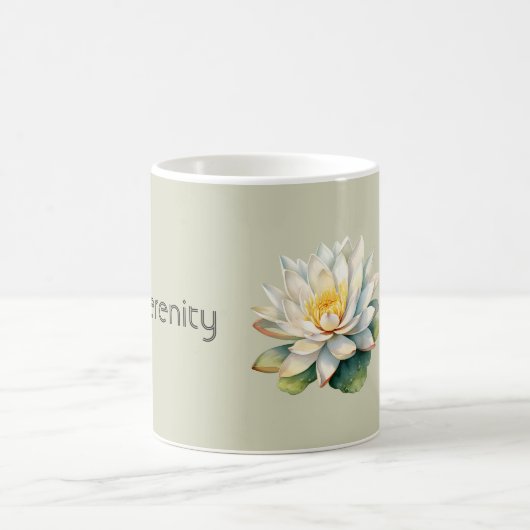 蓮の花のやすらぎ コーヒーマグカップ (中央)