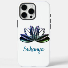 蓮の花のカスタマイズデザイン iPhone 16 PRO MAXケース