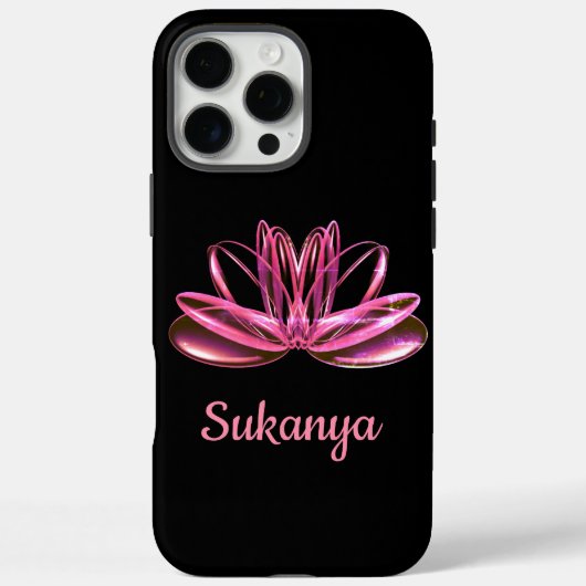 蓮の花のカスタマイズデザイン Case-Mate iPhoneケース (裏面)