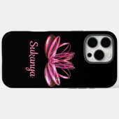 蓮の花のカスタマイズデザイン Case-Mate iPhoneケース (裏面 (横))
