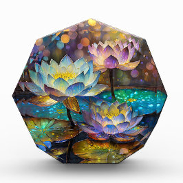 蓮の花のトリオ フォトブロック