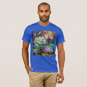 蓮の花のトリオ Tシャツ (正面フル)