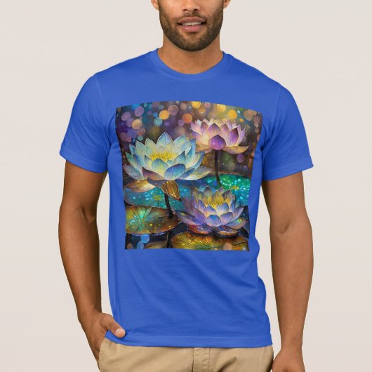 蓮の花のトリオ Tシャツ (正面)