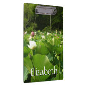 蓮の花のフィールド夏の庭 クリップボード (右)