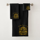 蓮の花の中の仏 バスタオルセット (インサイチュ)