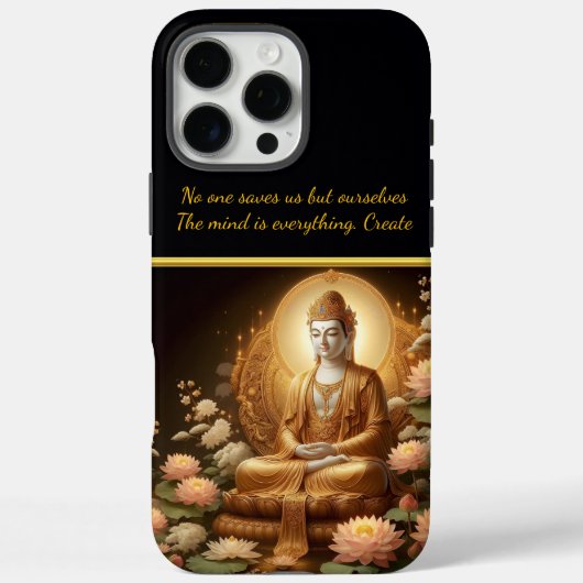 蓮の花の中の仏。 Case-Mate iPhoneケース (裏面)