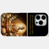蓮の花の中の仏。 Case-Mate iPhoneケース (裏面 (横))