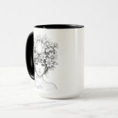 蓮の花の乙女 マグカップ (正面左)