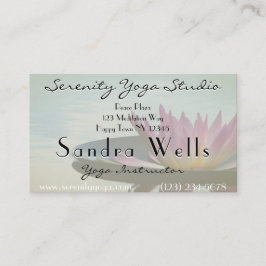 蓮の花の名刺 名刺