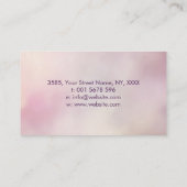 蓮の花の命の花 名刺 (裏面)