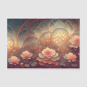 蓮の花の大聖堂のデコパージュ 薄葉紙 (正面)