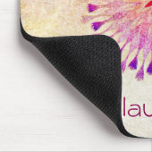 蓮の花の水の色ヨガ瞑想 マウスパッド (コーナー)