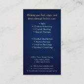 蓮の花の生命の種 名刺 (裏面)