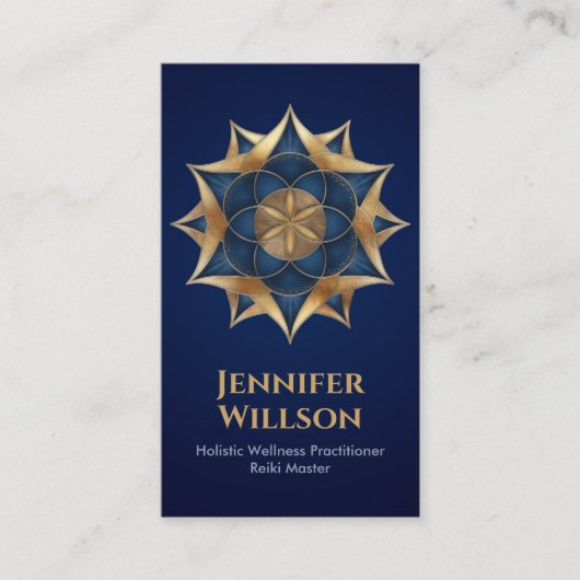 蓮の花の生命の種 名刺 (正面)