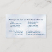 蓮の花の生命の種 名刺 (裏面)