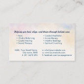 蓮の花の生命の種 名刺 (裏面)