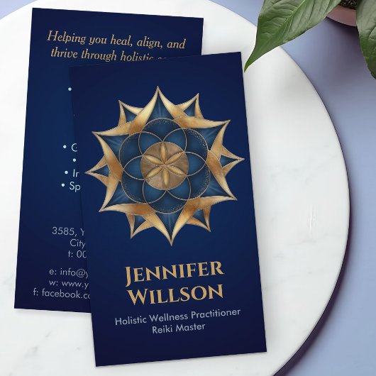 蓮の花の生命の種 名刺