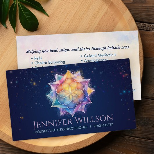 蓮の花の生命の種 名刺