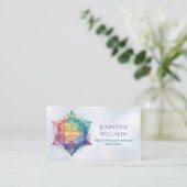 蓮の花の生命の種 名刺 (スタンド正面)