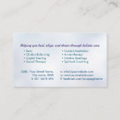 蓮の花の生命の種 名刺 (裏面)