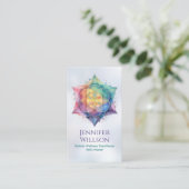 蓮の花の生命の種 名刺 (スタンド正面)