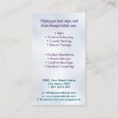 蓮の花の生命の種 名刺 (裏面)