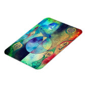 蓮の花の磁石贈り物 マグネット (左側)