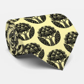蓮の花の立ち ネクタイ (ロール)