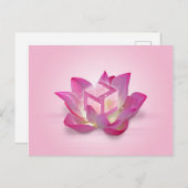 蓮の花の花の女神アンタハカラナ ポストカード (正面/裏面)