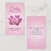 蓮の花の花の女神アンタハカラナ 名刺 (正面/裏面)