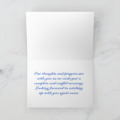 蓮の花は早く咲く カード (内部)