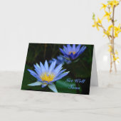 蓮の花は早く咲く カード (黄色い花)