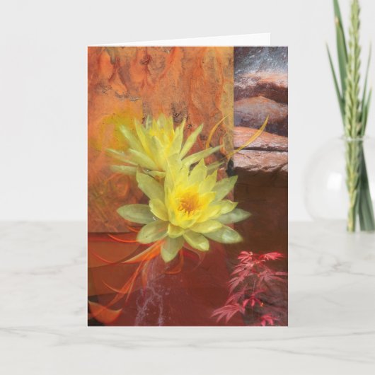 蓮の花は水の歌 カード (正面)