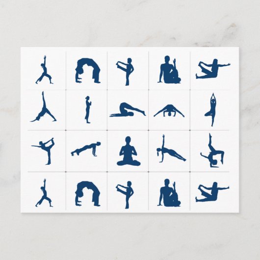 蓮の花を描く禅ヨガ|過去記事 ポストカード (正面)