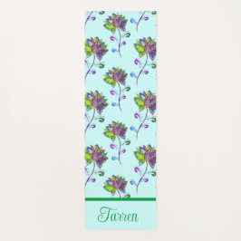 蓮の花カラフルをパーソナライズ ヨガマット