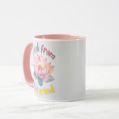 蓮の花コーヒーマグ マグカップ (正面左)