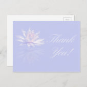 蓮の花サンキューカード ポストカード (正面/裏面)
