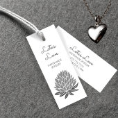 蓮の花ハングタグジュエリー服飾カード